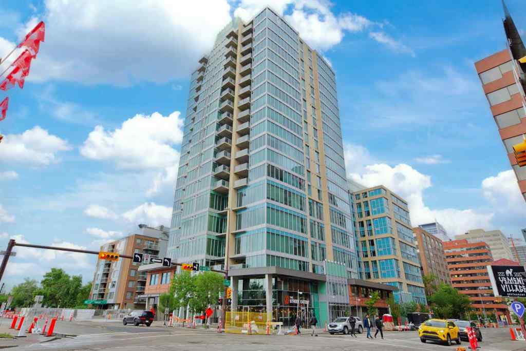 MLS® A2256526 - Unit #1007 888 4 Avenue SW in Downtown West End Calgary, Residential