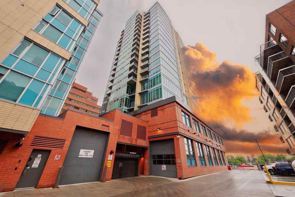 MLS® A2256526 - Unit #1007 888 4 Avenue SW in Downtown West End Calgary, Residential