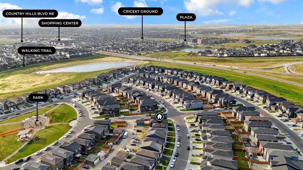 MLS® A2256544 - 83 Corner Meadows Grove NE in Cornerstone Calgary, Residential