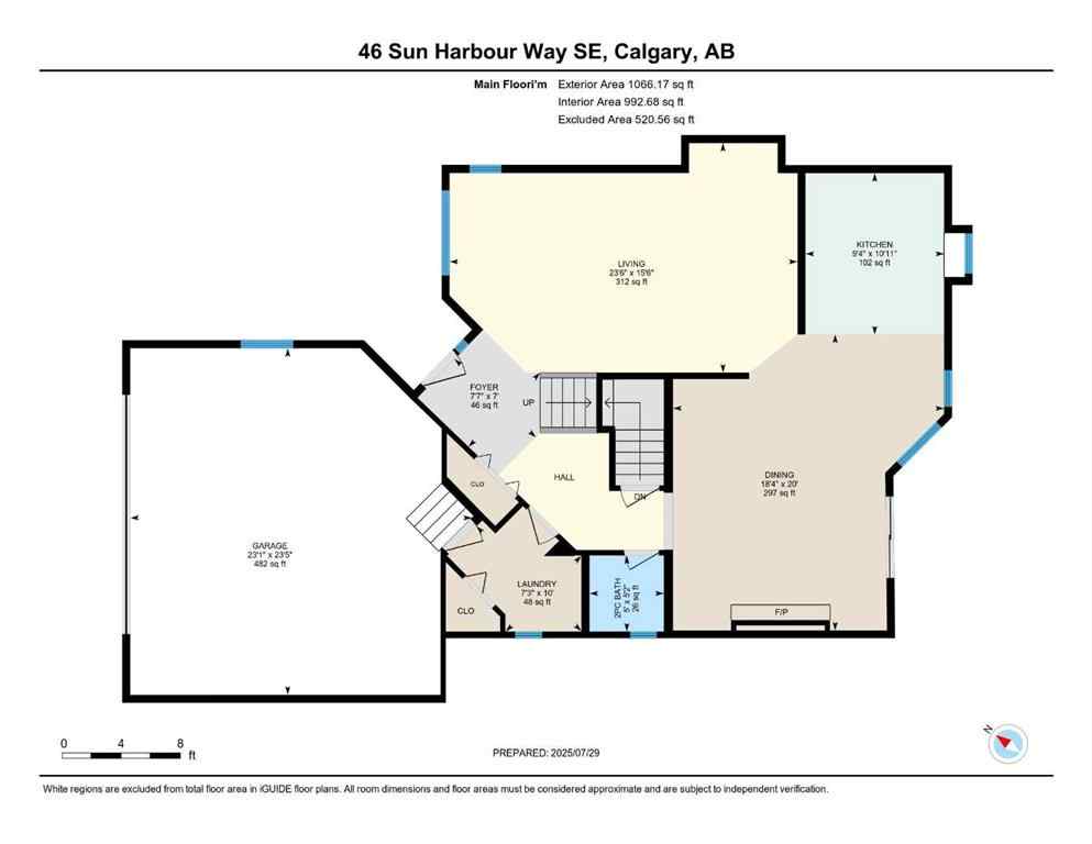 MLS® A2256574 - 46 Sun Harbour Road SE in Sundance Calgary, Residential