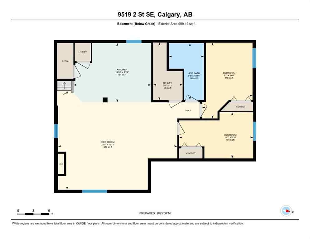 MLS® A2256591 - 9519 2 Street SE in Acadia Calgary, Residential