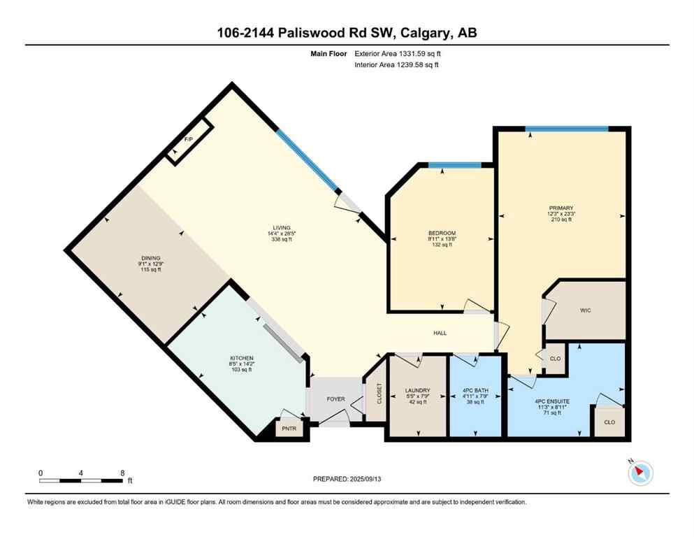 MLS® A2256602 - Unit #106 2144 Paliswood Road SW in Palliser Calgary, Residential