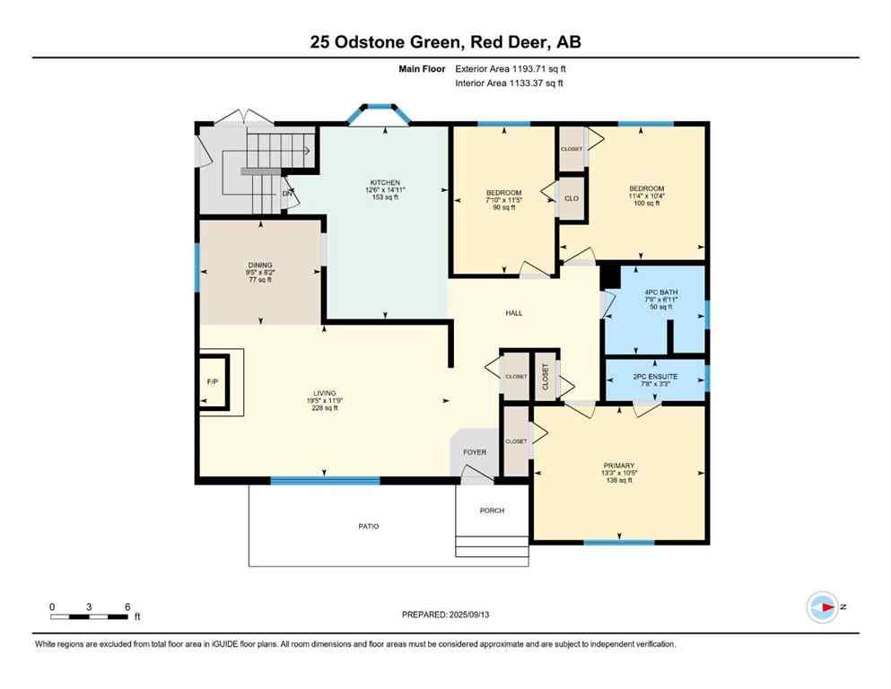 MLS® A2256637 - 25 Odstone Green  in Oriole Park Red Deer, Residential