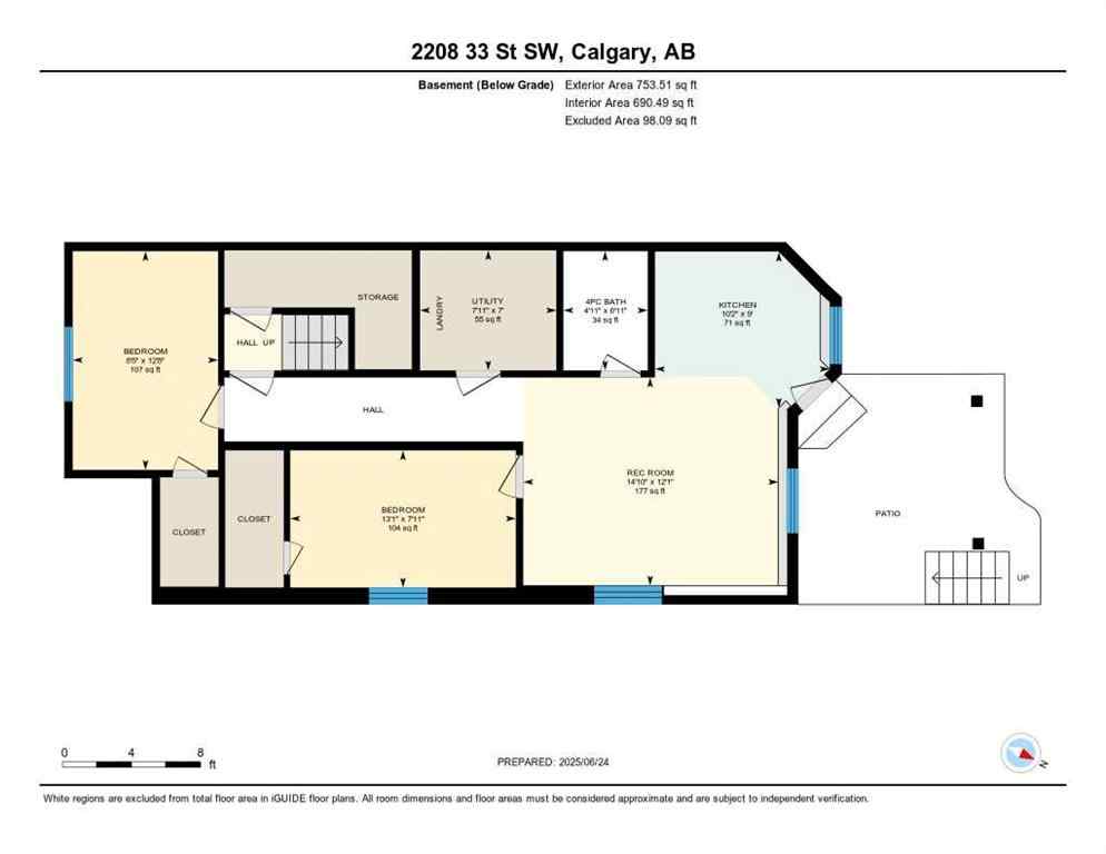 MLS® A2256657 - 2208 33 Street SW in Killarney/Glengarry Calgary, Residential