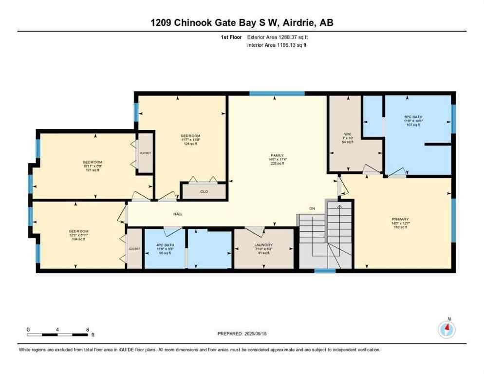 MLS® A2256671 - 1209 Chinook Gate Bay SW in Chinook Gate Airdrie, Residential