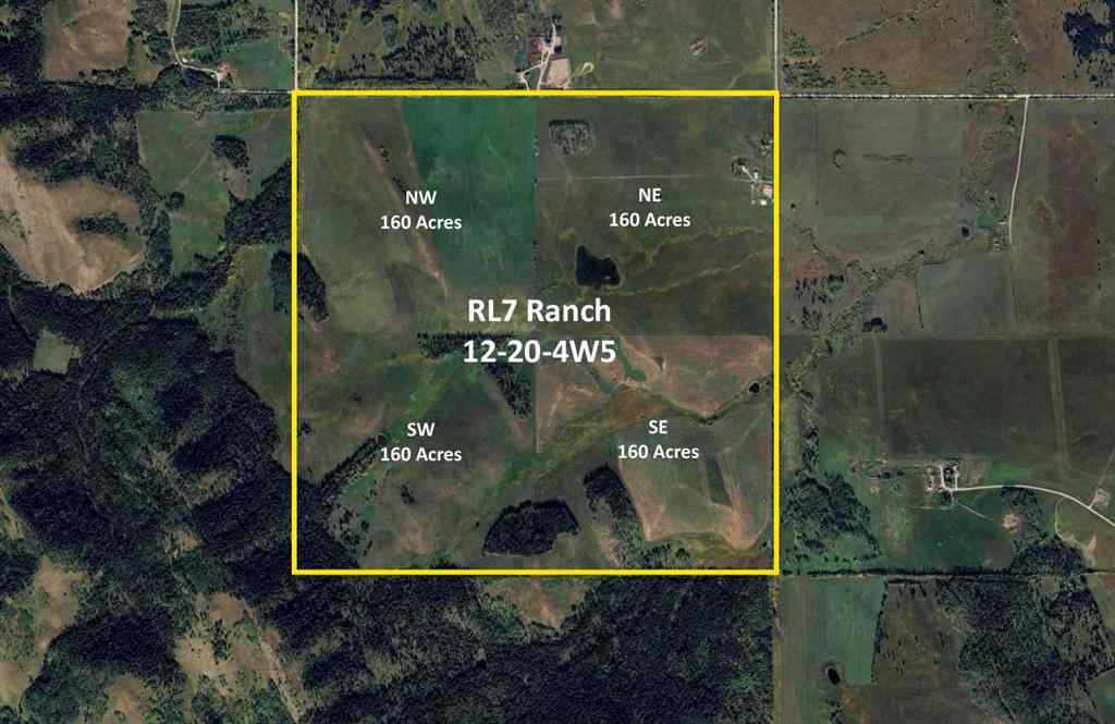 MLS® A2256683 -  12-20-4W5   in NONE Rural Foothills County, Agri-Business