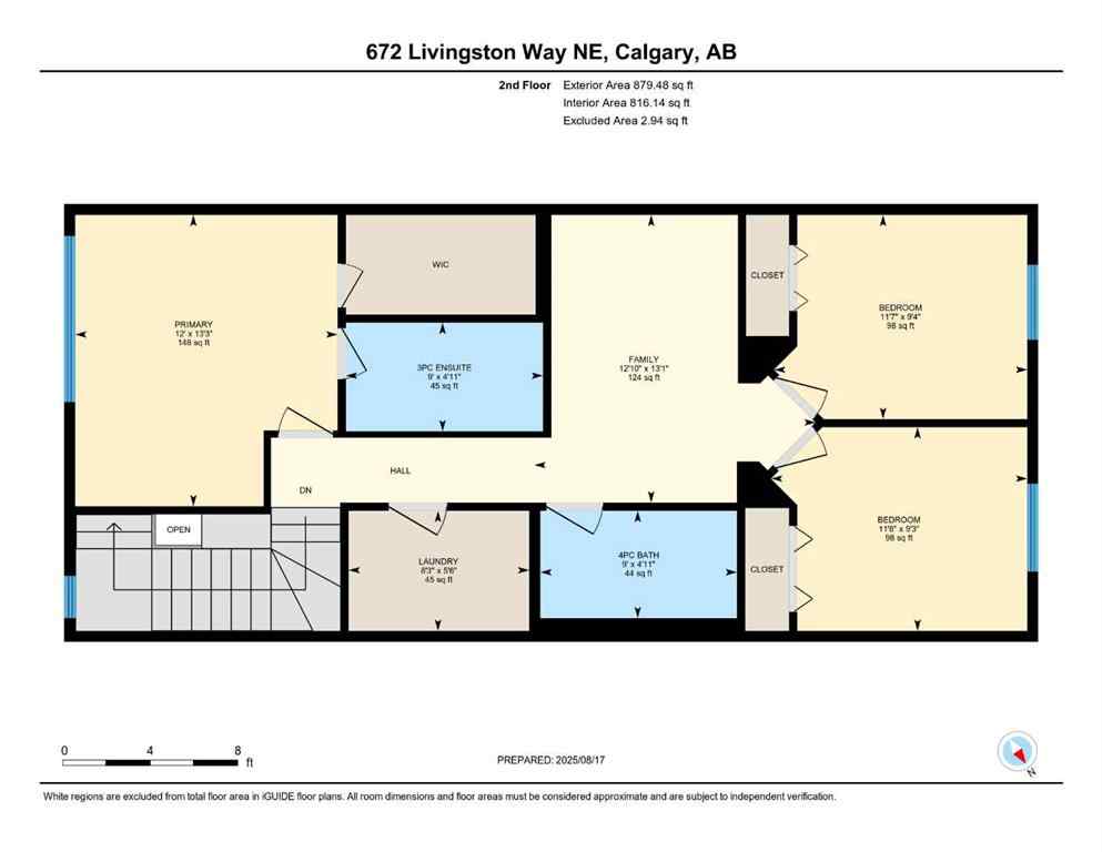 MLS® A2256711 - 672 Livingston Way NE in Livingston Calgary, Residential