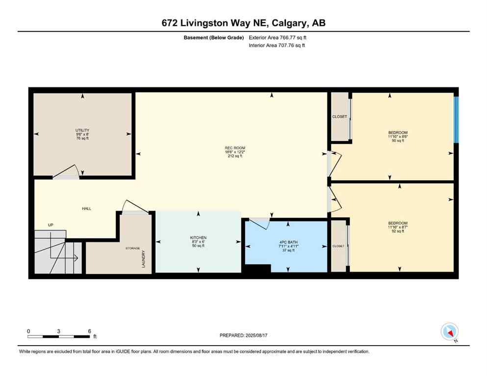 MLS® A2256711 - 672 Livingston Way NE in Livingston Calgary, Residential