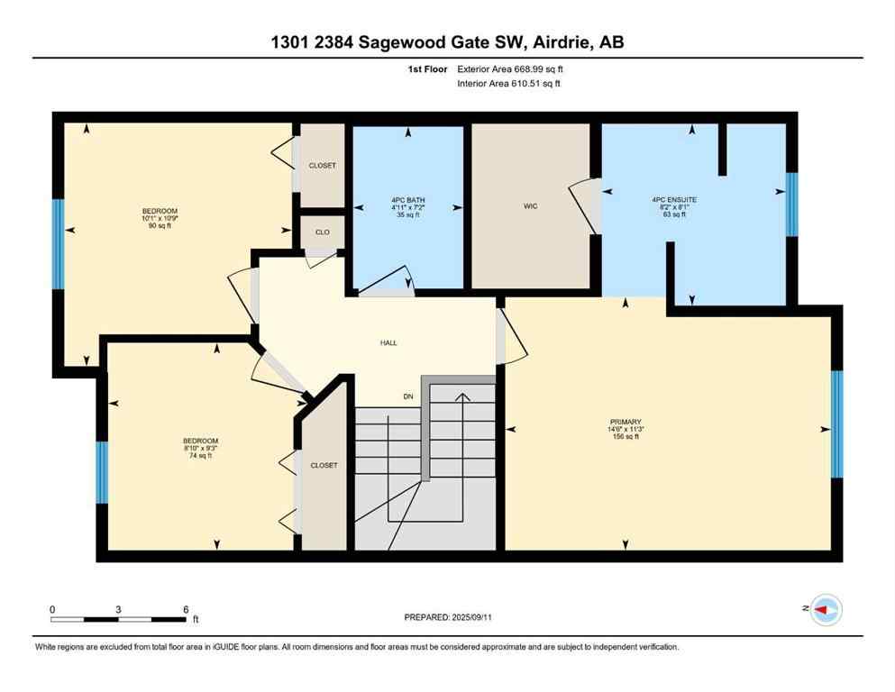 MLS® A2256715 - Unit #1301 2384 Sagewood Gate SW in Sagewood Airdrie, Residential