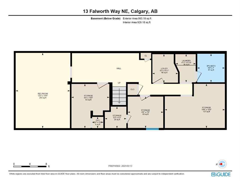 MLS® A2256736 - 13 Falworth Way NE in Falconridge Calgary, Residential