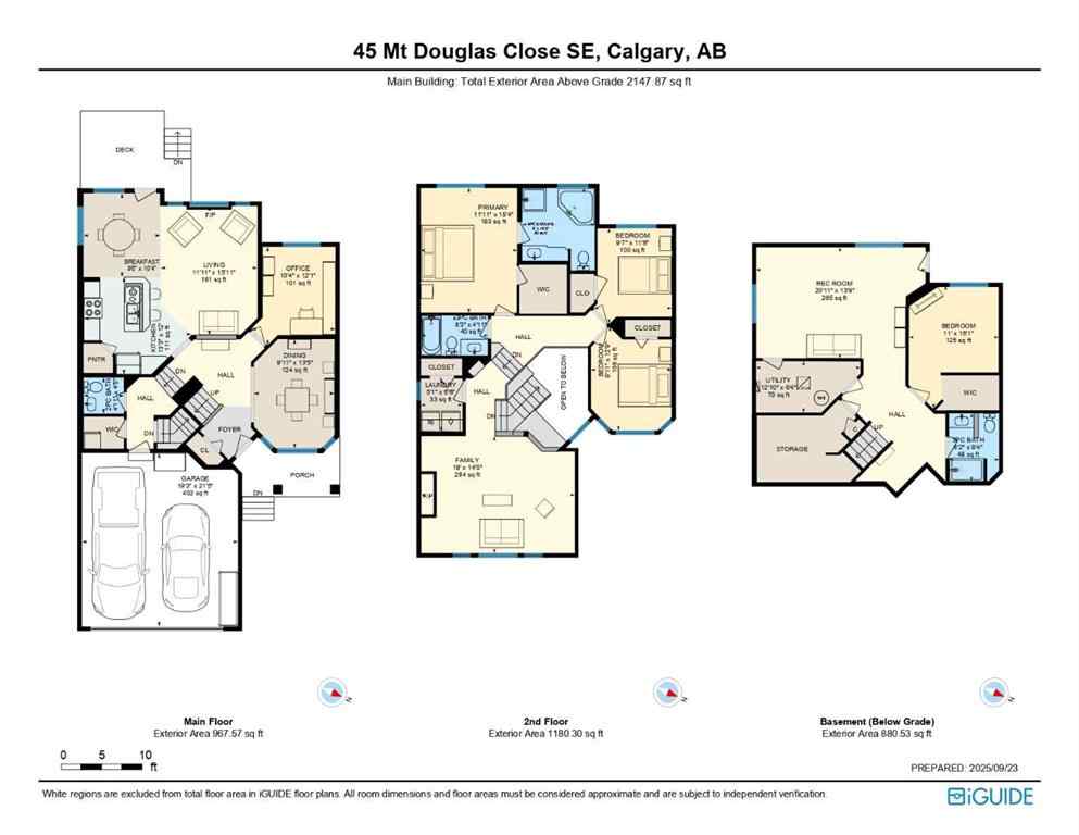MLS® A2256813 - 45 Mt Douglas Close SE in McKenzie Lake Calgary, Residential