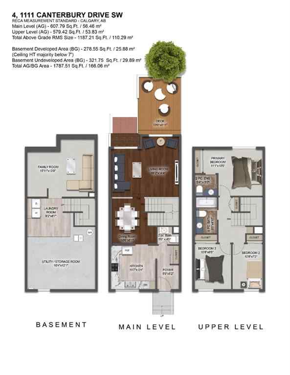 MLS® A2256825 - Unit #4 1111 Canterbury Drive SW in Canyon Meadows Calgary, Residential