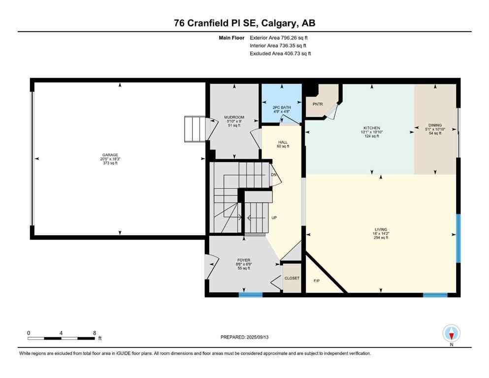 MLS® A2256843 - 76 Cranfield Place SE in Cranston Calgary, Residential