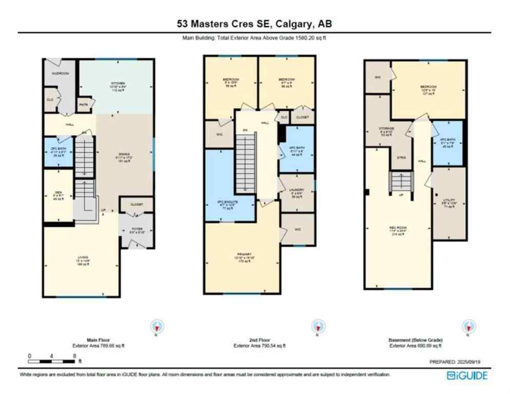 MLS® A2256870 - 53 Masters Crescent SE in Mahogany Calgary, Residential