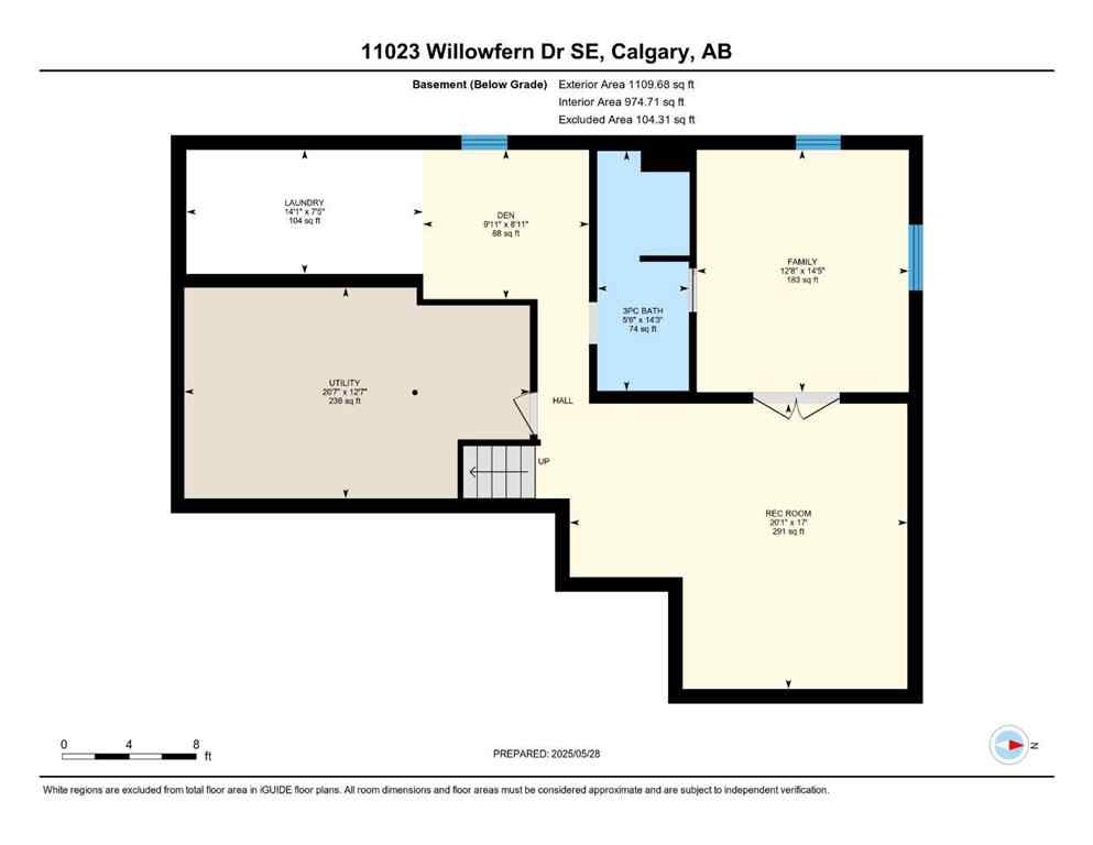 MLS® A2256907 - 11023 Willowfern Drive SE in Willow Park Calgary, Residential