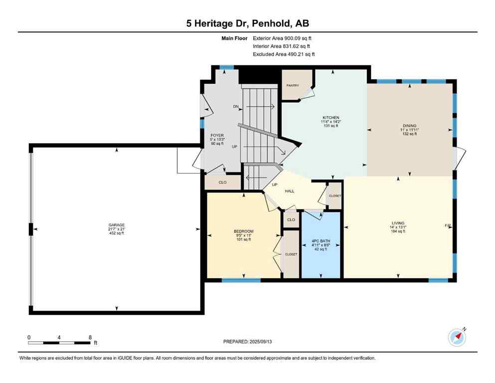 MLS® A2256992 - 5 Heritage Drive  in Hawkridge Estates Penhold, Residential