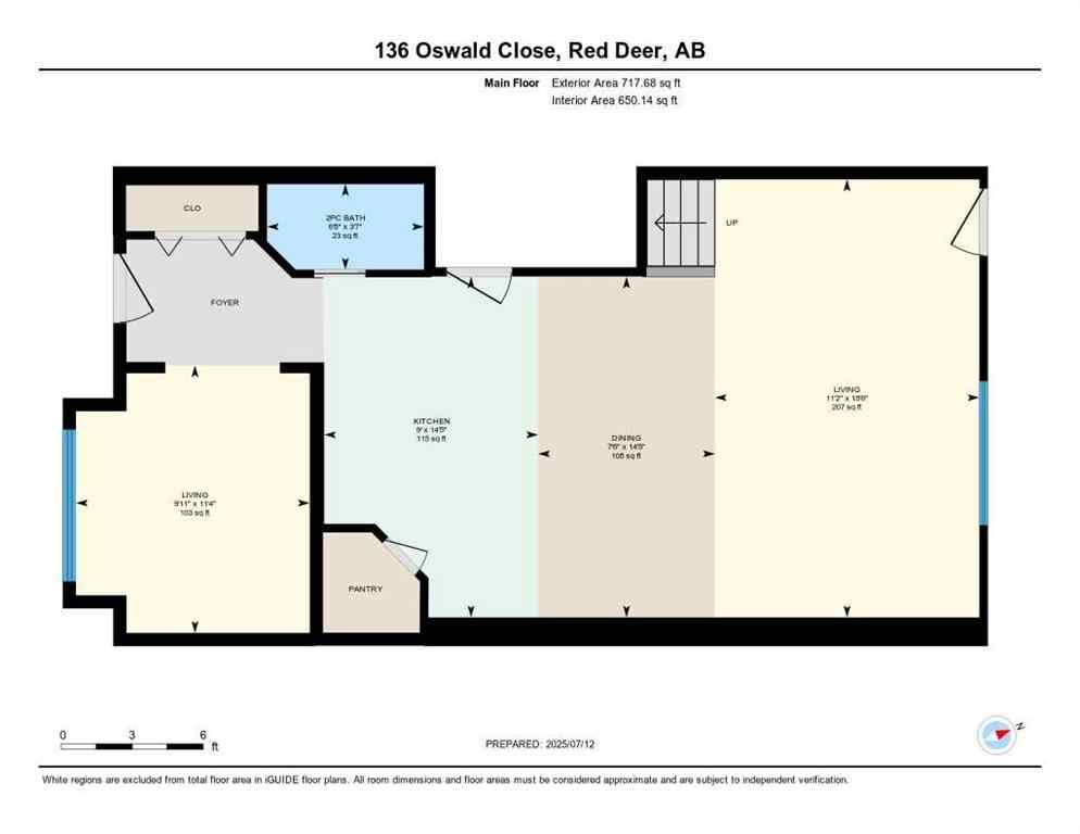MLS® A2257010 - 136 Oswald Close  in Oriole Park West Red Deer, Residential
