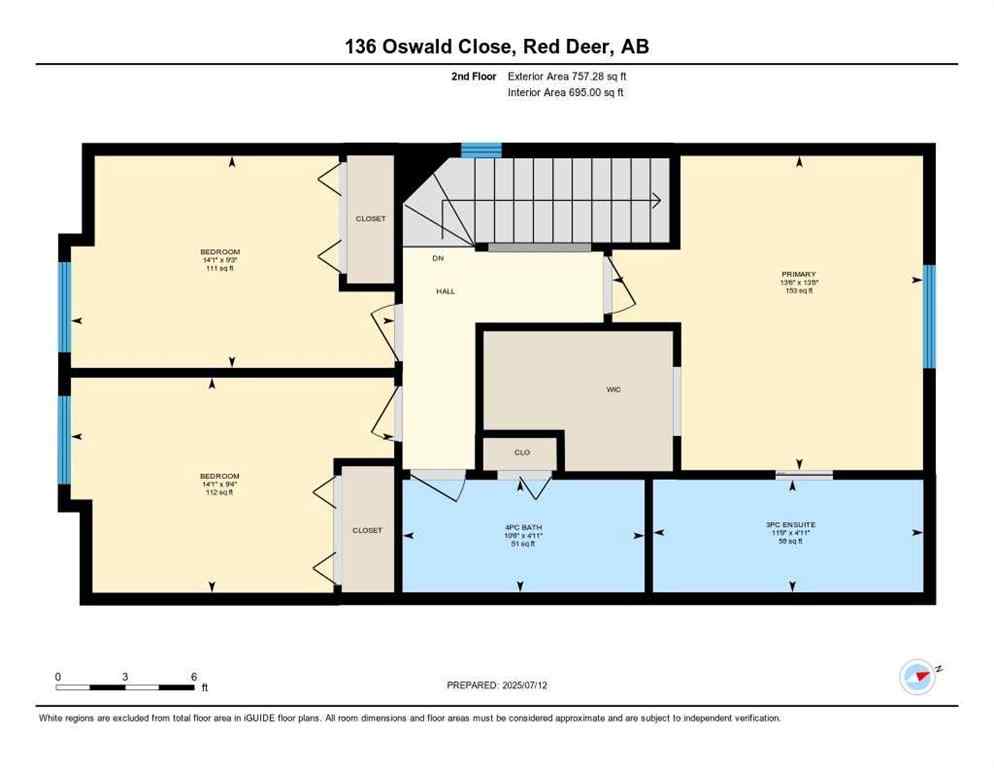 MLS® A2257010 - 136 Oswald Close  in Oriole Park West Red Deer, Residential