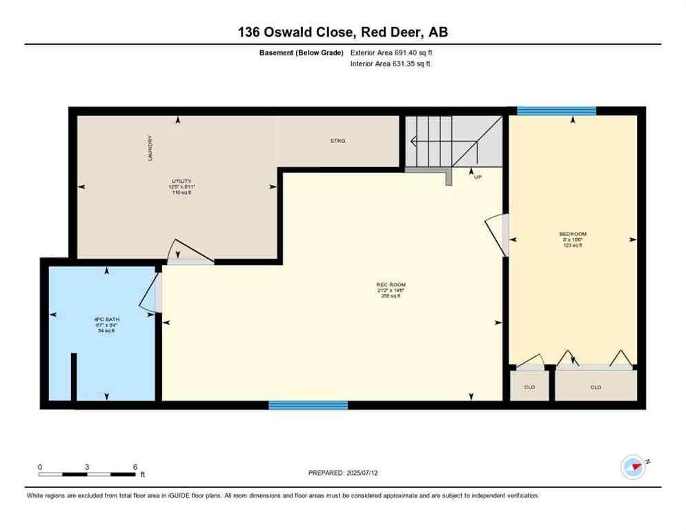 MLS® A2257010 - 136 Oswald Close  in Oriole Park West Red Deer, Residential