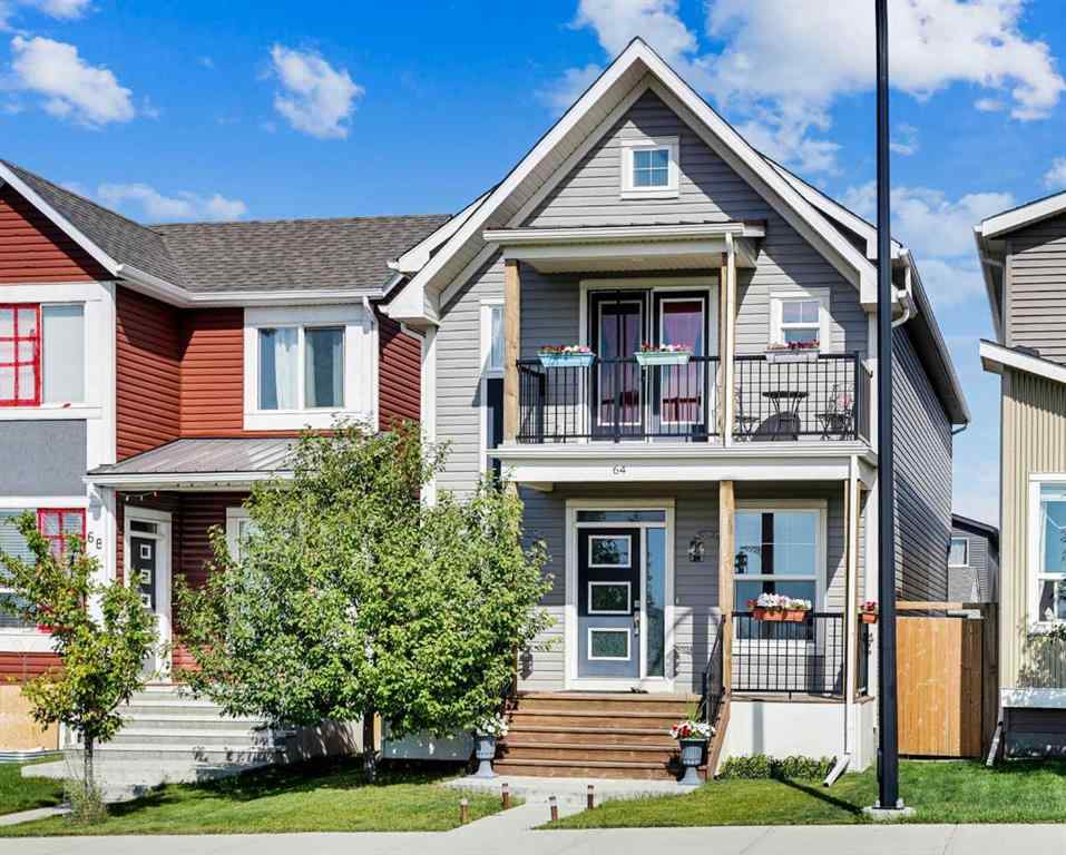 MLS® A2257082 - 64 Howse Drive NE in Livingston Calgary, Residential