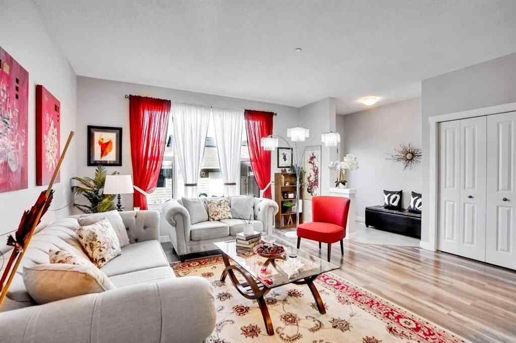 MLS® A2257082 - 64 Howse Drive NE in Livingston Calgary, Residential