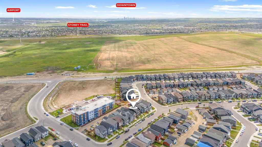 MLS® A2257088 - 685 Livingston Way NE in Livingston Calgary, Residential