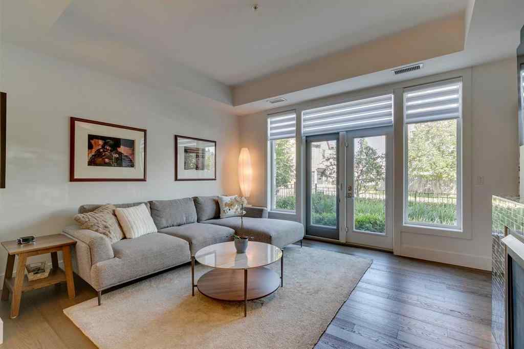 MLS® A2257105 - Unit #106 33 Burma Star Road SW in Currie Barracks Calgary, Residential