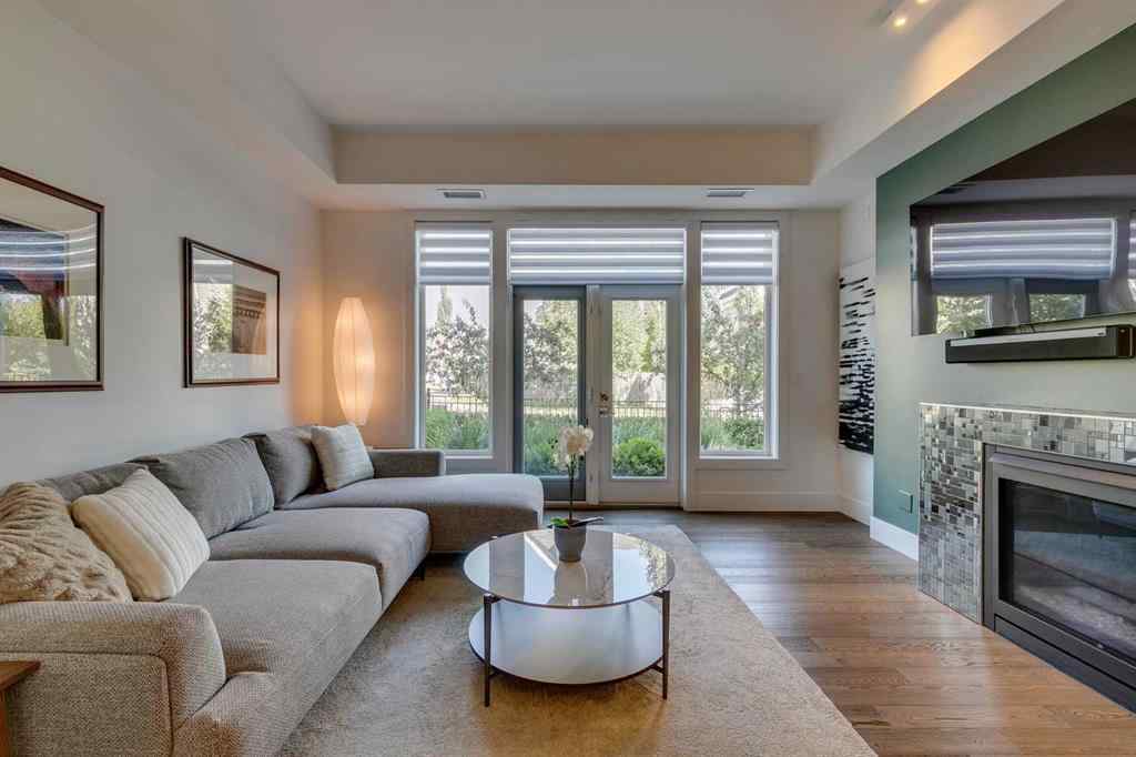 MLS® A2257105 - Unit #106 33 Burma Star Road SW in Currie Barracks Calgary, Residential