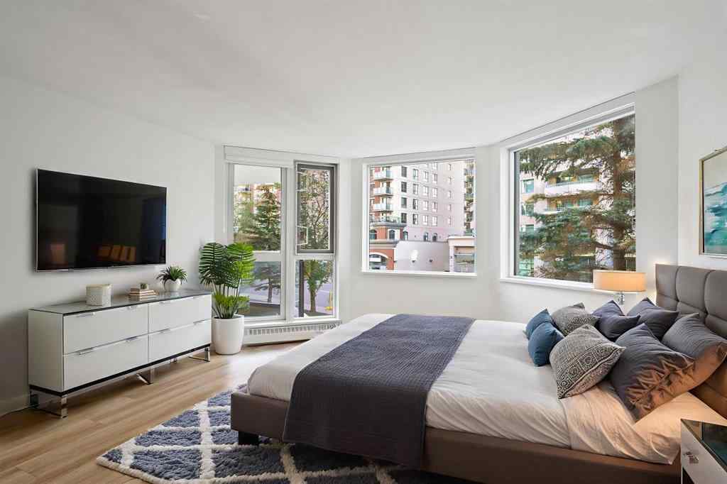 MLS® A2257199 - Unit #210 1108 6 Avenue SW in Downtown West End Calgary, Residential