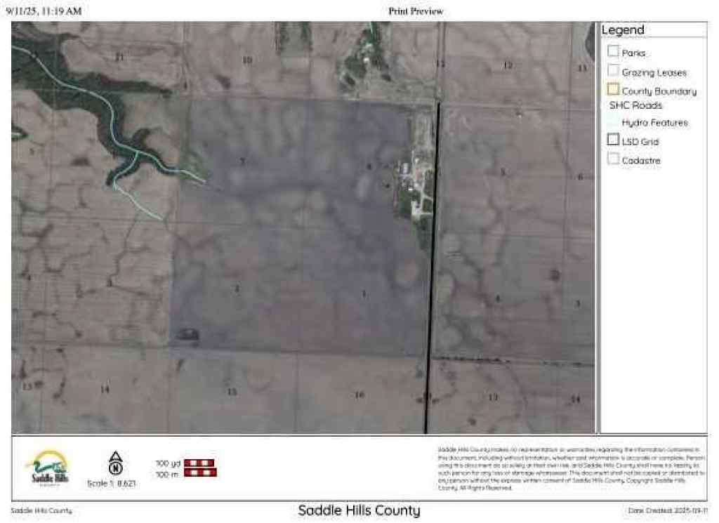 MLS® A2257215 - 80526 Range Road 124   in NONE Rural Saddle Hills County, Residential