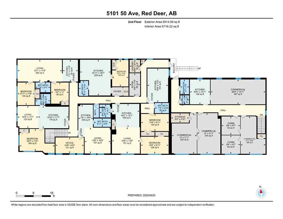 MLS® A2257327 - 5101 50 Avenue  in Downtown Red Deer Red Deer, Commercial