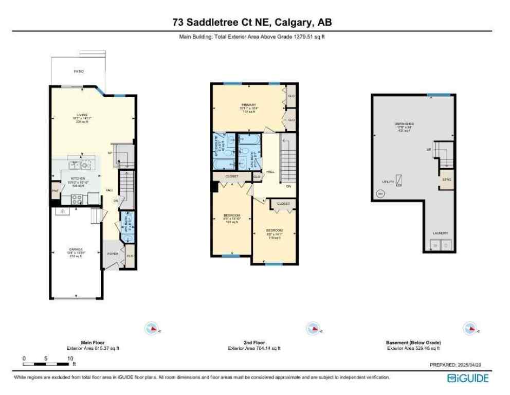 MLS® A2257375 - 73 Saddletree Court NE in Saddle Ridge Calgary, Residential