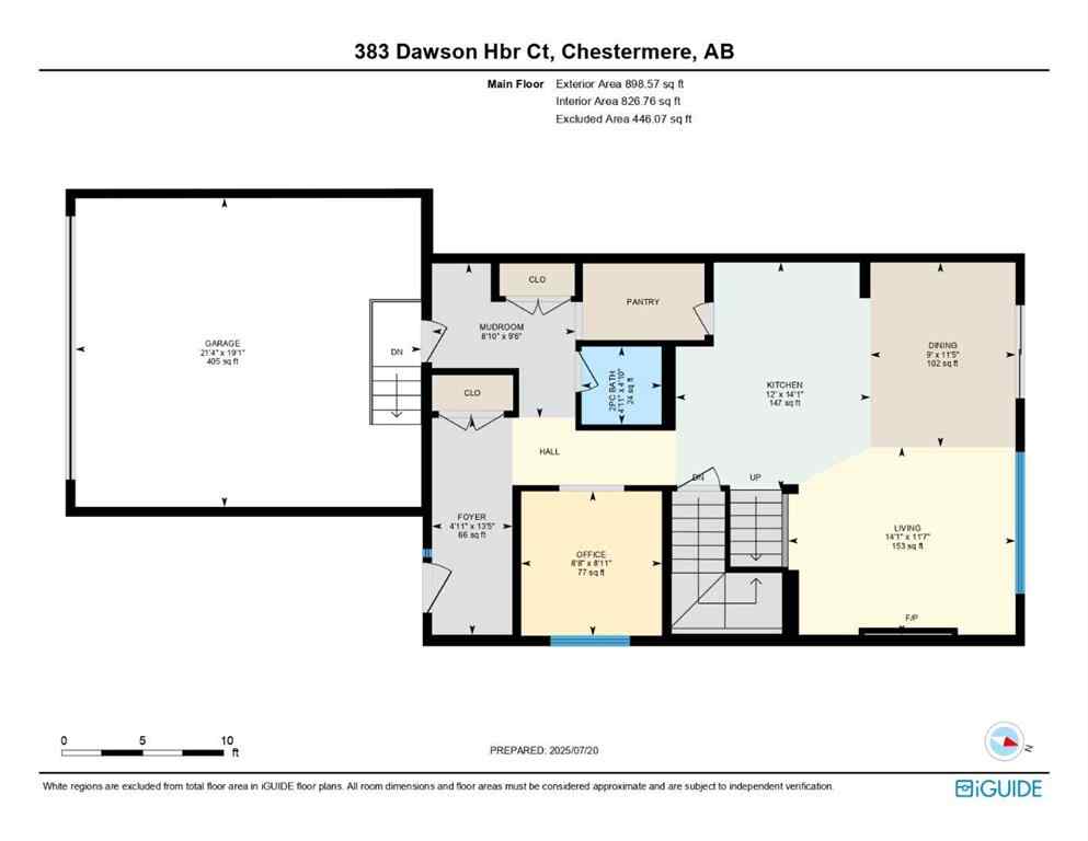 MLS® A2257407 - 383 Dawson Harbour Court  in Dawson\'s Landing Chestermere, Residential