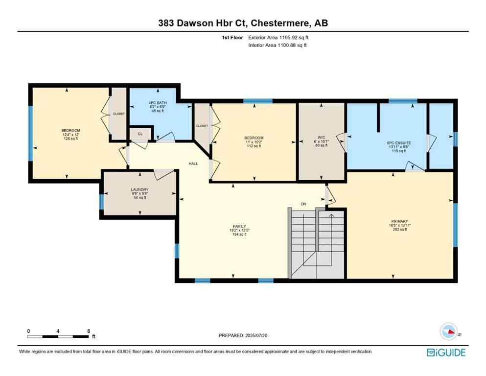 MLS® A2257407 - 383 Dawson Harbour Court  in Dawson\'s Landing Chestermere, Residential