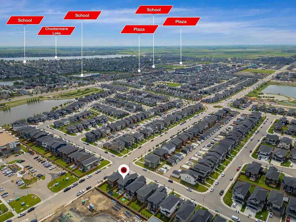 MLS® A2257407 - 383 Dawson Harbour Court  in Dawson\'s Landing Chestermere, Residential
