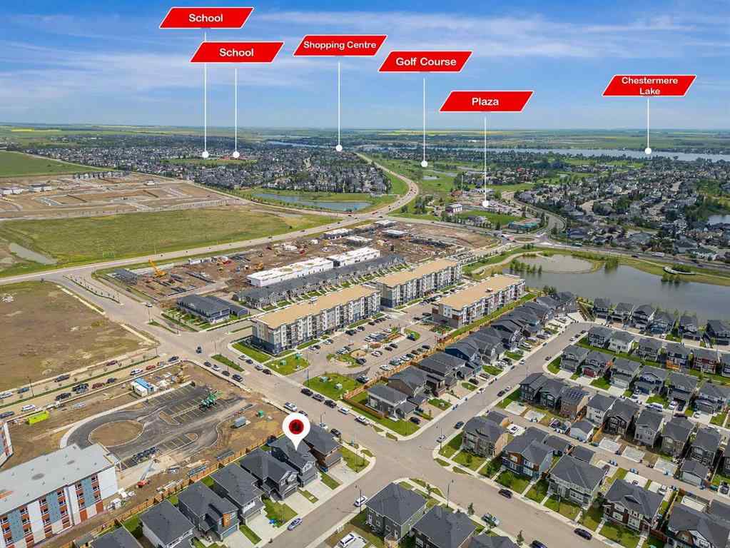 MLS® A2257407 - 383 Dawson Harbour Court  in Dawson\'s Landing Chestermere, Residential