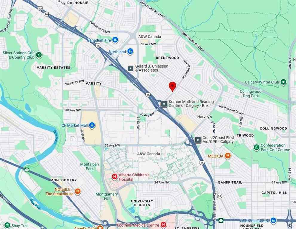 MLS® A2257431 - 4307 Brisebois Drive NW in Brentwood Calgary, Residential