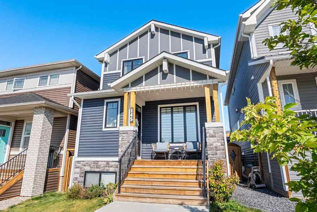 MLS® A2257503 - 145 Lucas Crescent NW in Livingston Calgary, Residential