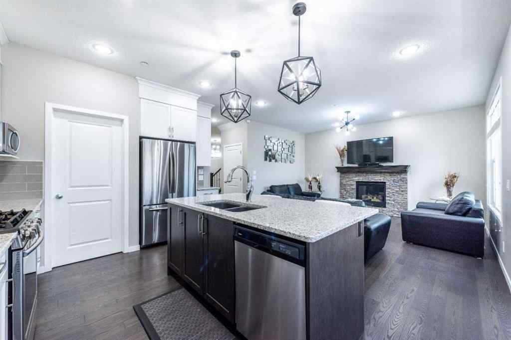 MLS® A2257535 - 134 Howse Rise NE in Livingston Calgary, Residential