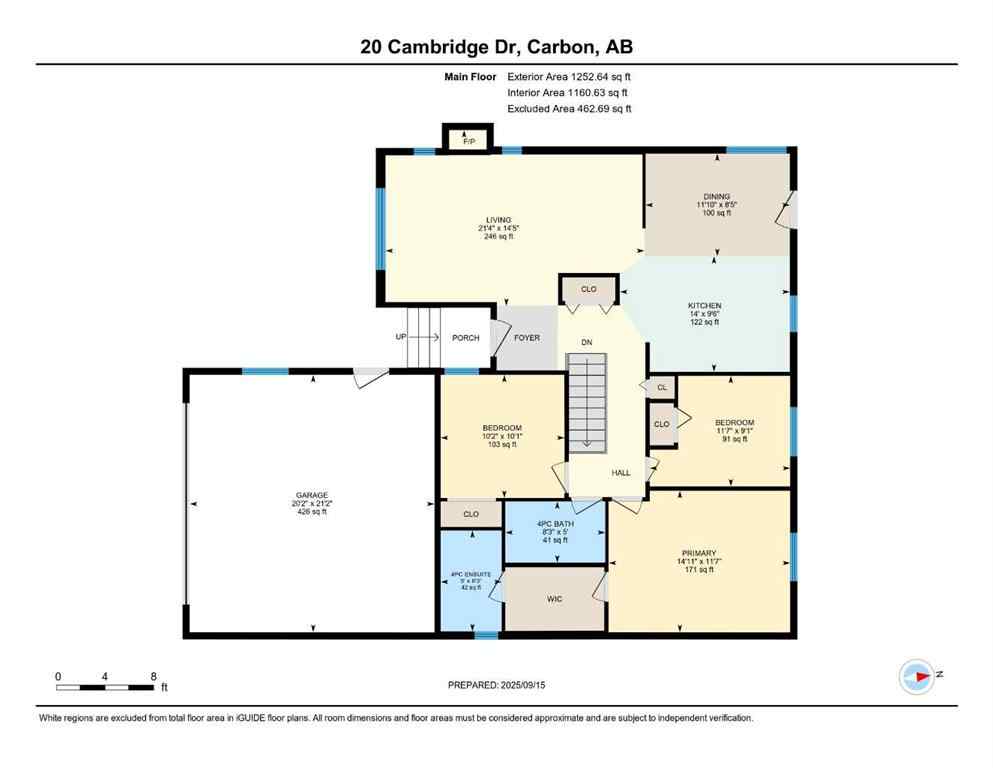 MLS® A2257589 - 20 Cambridge Drive  in NONE Carbon, Residential