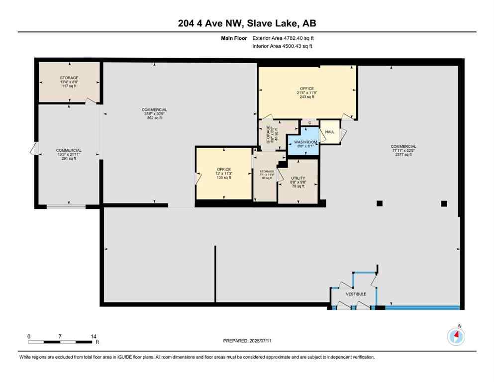 MLS® A2257616 - 204 4 Avenue NE in NONE Slave Lake, Commercial