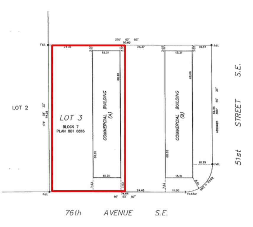 MLS® A2257650 - 5110 76 Avenue SE in Foothills Calgary, Commercial