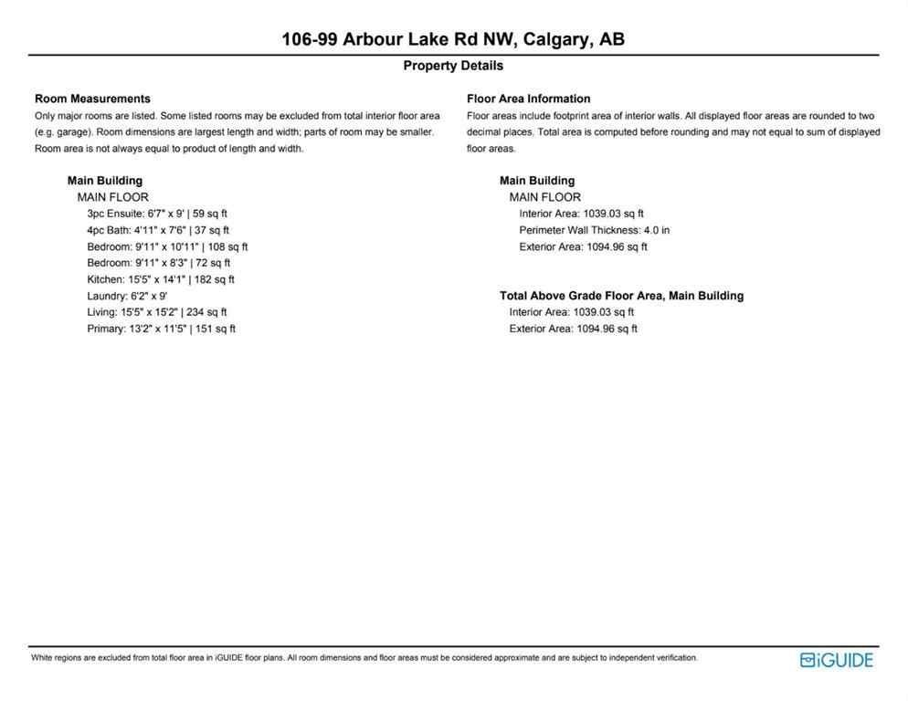 MLS® A2257665 - Unit #106 99 Arbour Lake Road NW in Arbour Lake Calgary, Mobile