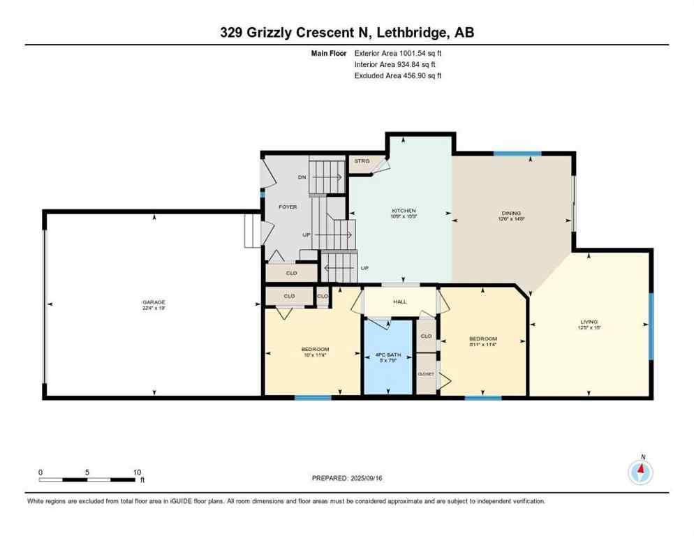 MLS® A2257713 - 329 Grizzly Crescent  N in Uplands Lethbridge, Residential