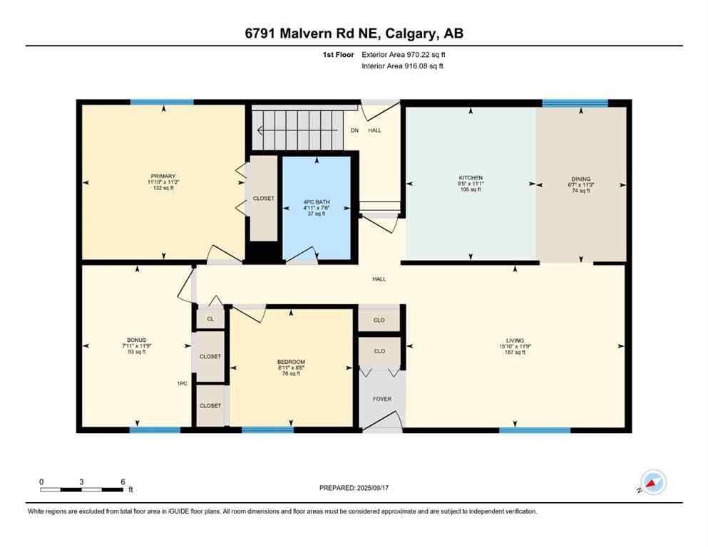 MLS® A2257753 - 6791 Malvern Road NE in Marlborough Park Calgary, Residential
