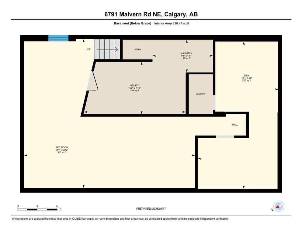 MLS® A2257753 - 6791 Malvern Road NE in Marlborough Park Calgary, Residential