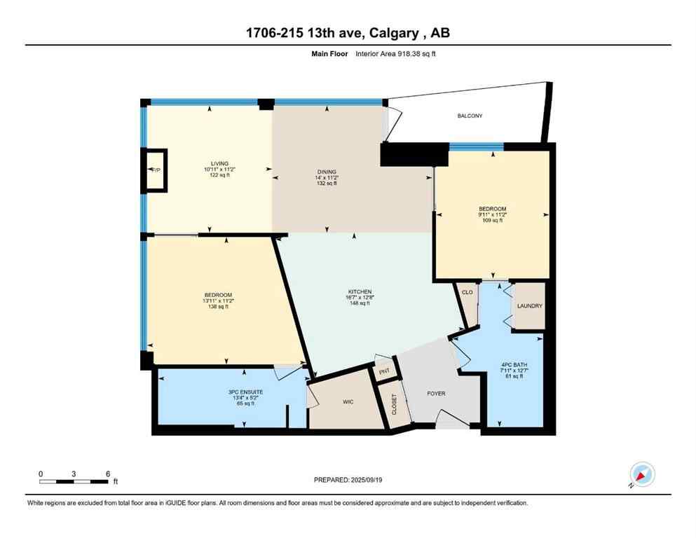 MLS® A2257767 - Unit #1706 215 13 Avenue SW in Beltline Calgary, Residential