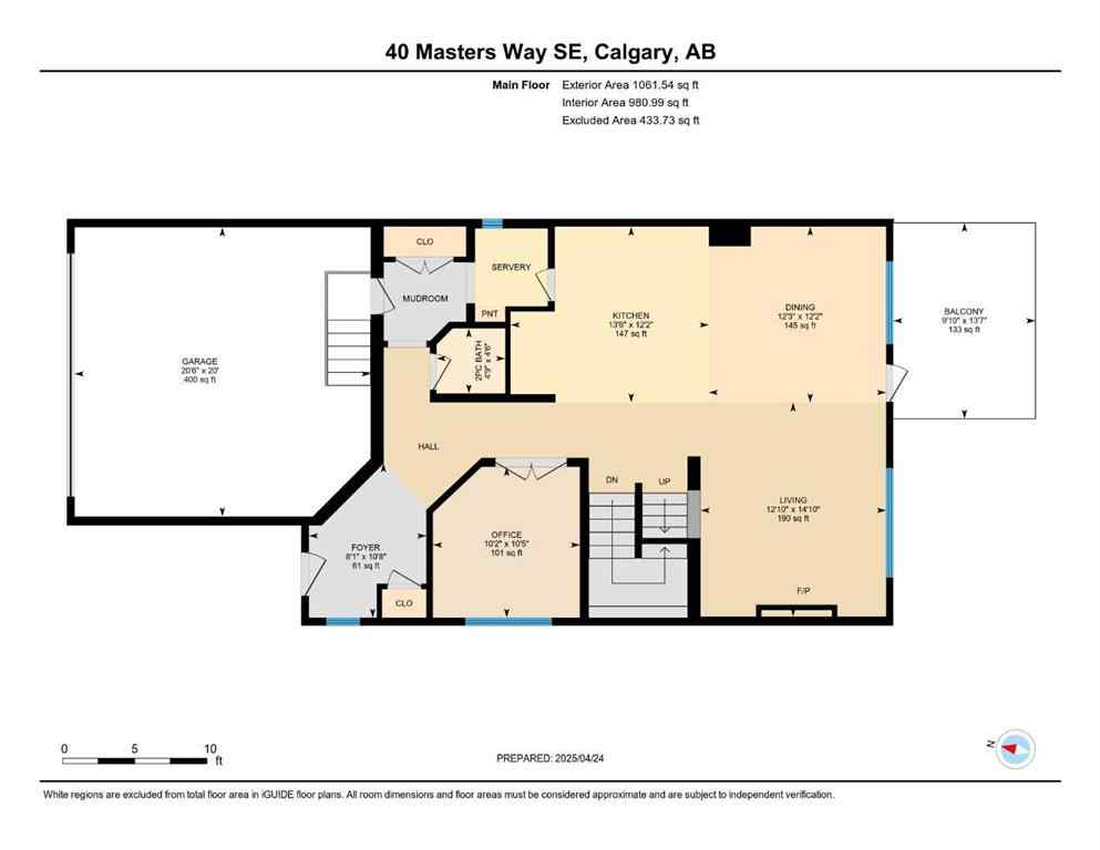 MLS® A2257783 - 40 Masters Way SE in Mahogany Calgary, Residential
