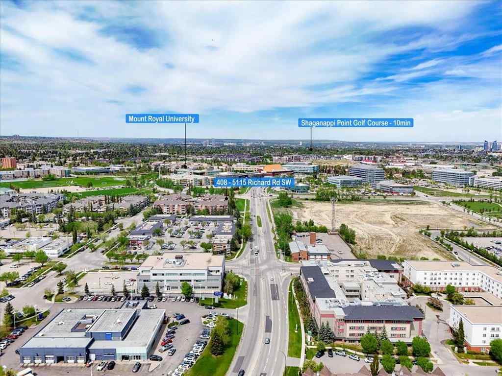 MLS® A2257793 - Unit #408 5115 Richard Road SW in Lincoln Park Calgary, Residential