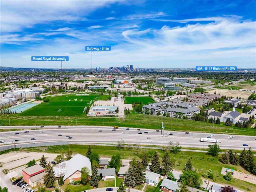 MLS® A2257793 - Unit #408 5115 Richard Road SW in Lincoln Park Calgary, Residential